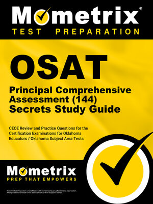 cover image of OSAT Principal Comprehensive Assessment (144) Secrets Study Guide